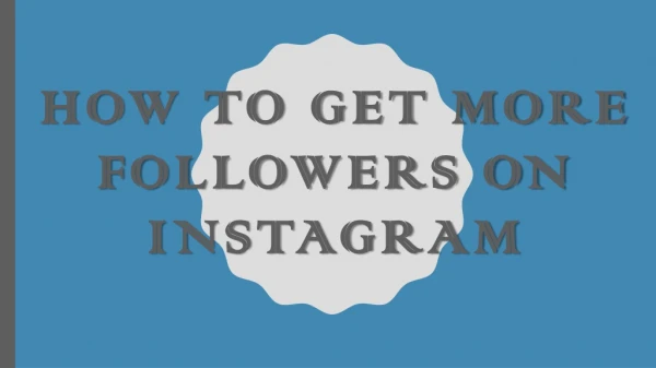 Instagram Followers App