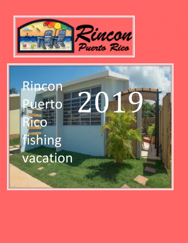Rincon Puerto Rico fishing vacation