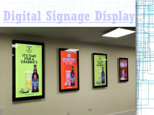 Digital Touch screen monitor signage singapore
