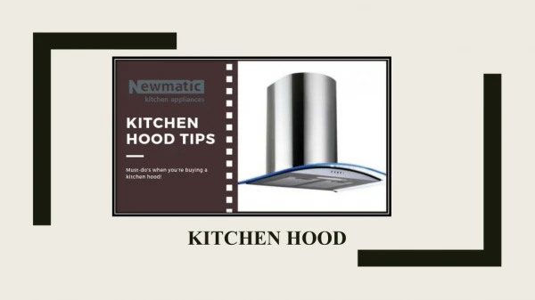 How To Choose The Best Kitchen Hood For Your Kitchen