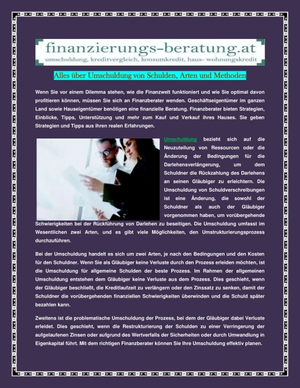 alles ber alles ber umschuldung umschuldung