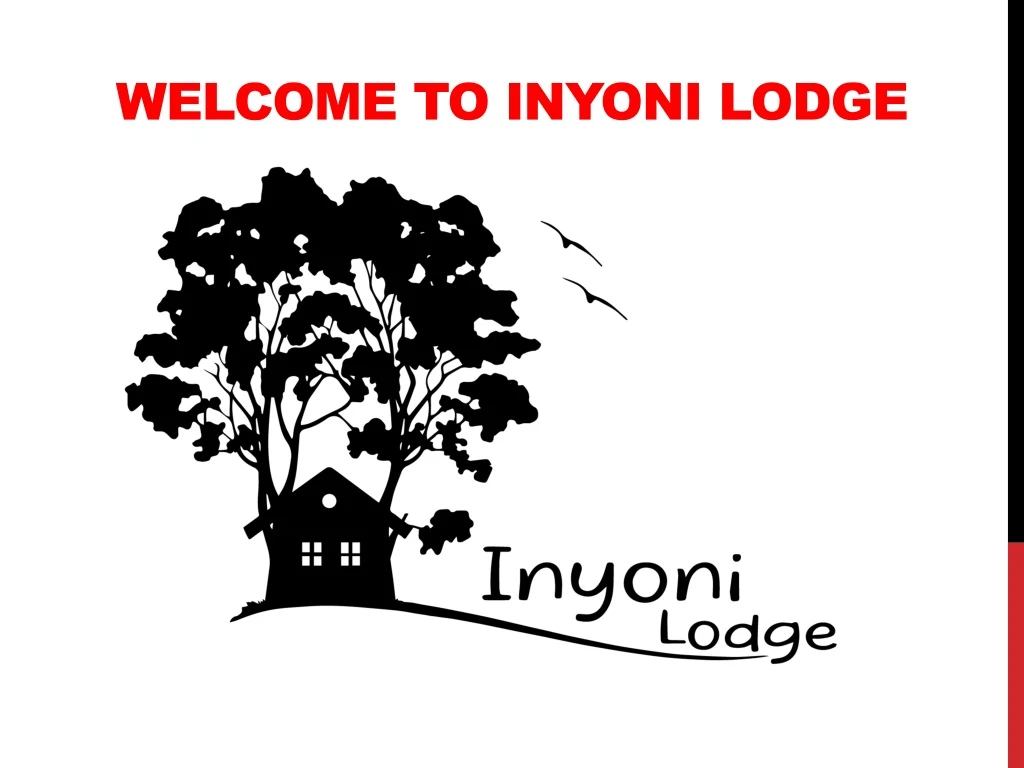 welcome to inyoni lodge