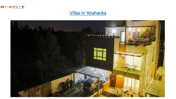 Villas In Yelahanka