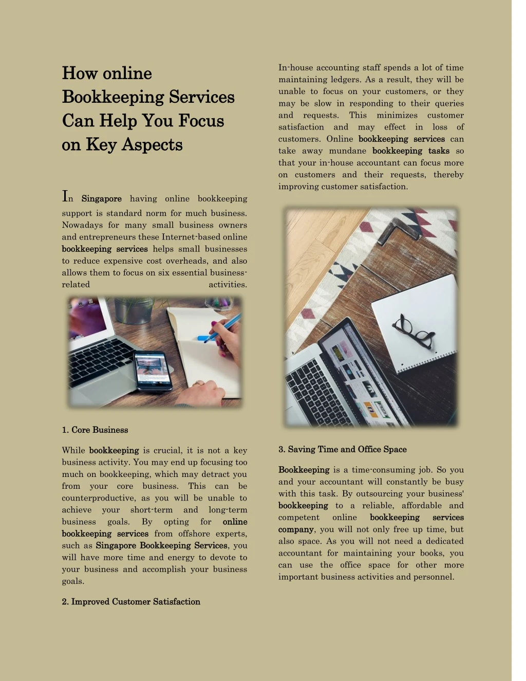 how online how online bookkeeping services