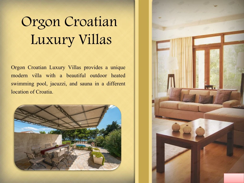 orgon croatian luxury villas