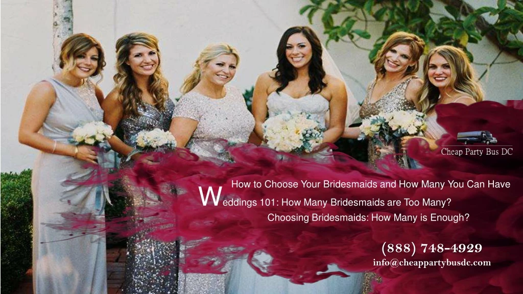 how to choose your bridesmaids and how many