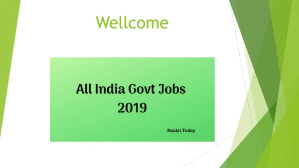 Get All India Govt Jobs 2019 - 2020 Apply For All India Sarkari Naukri