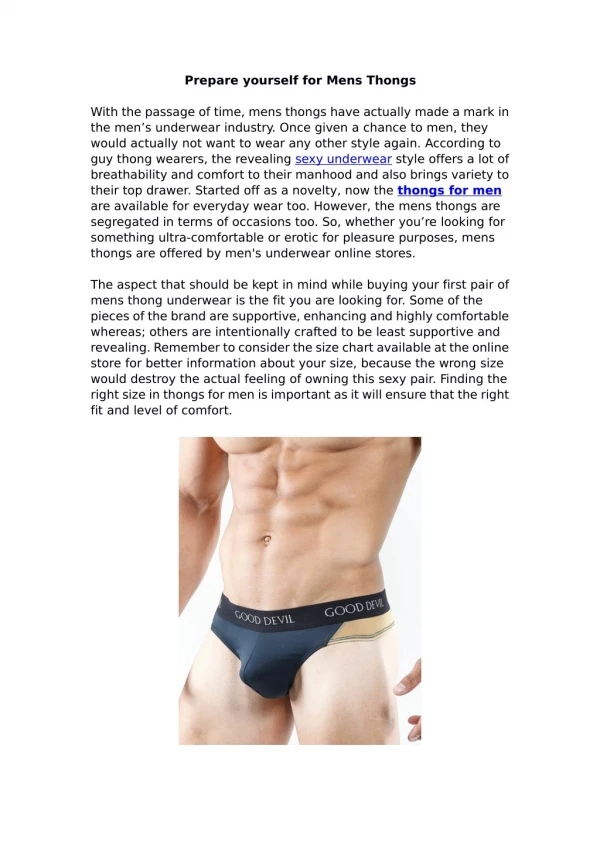 prepare yourself for mens thongs