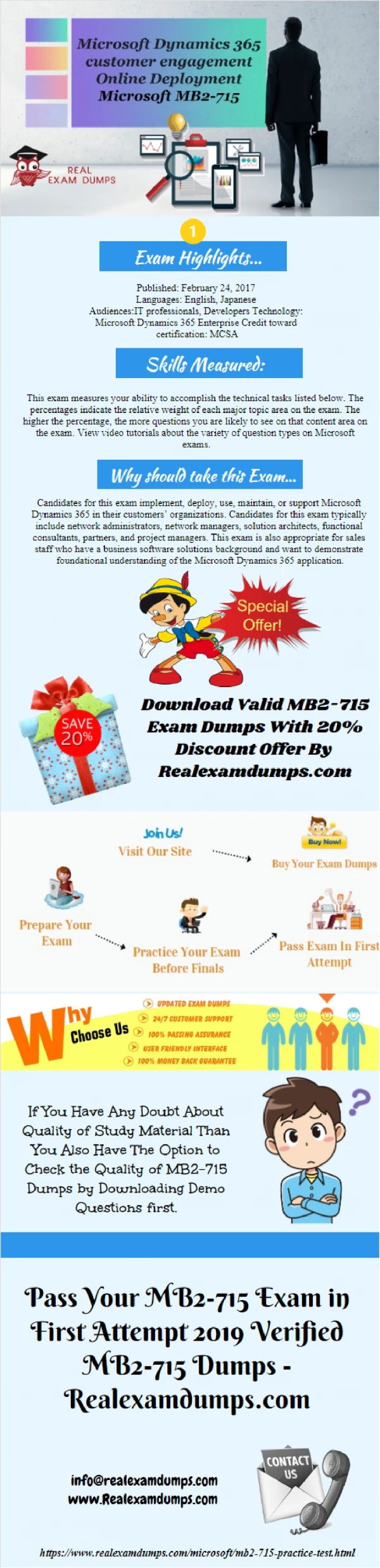 Download Latest Microsoft MB2-715 Exam Dumps In Just 24 Hours - Realexamdumps.com