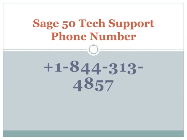 Sage 50 Technical Support Number
