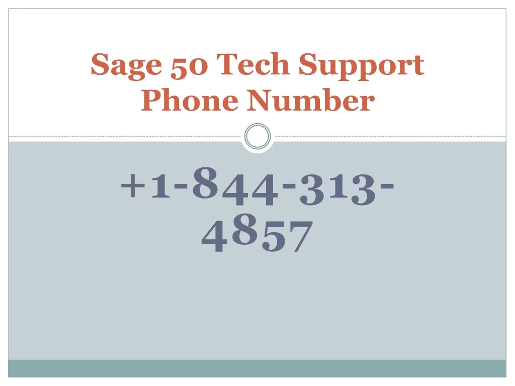 sage 50 tech support phone number