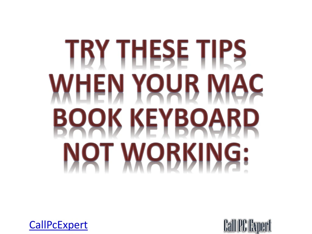 try these tips when your mac book keyboard not working