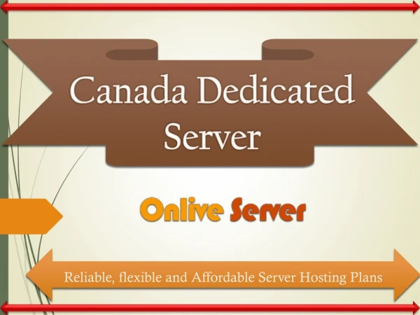 Canada Dedicated Server Hosting – Onlive Server