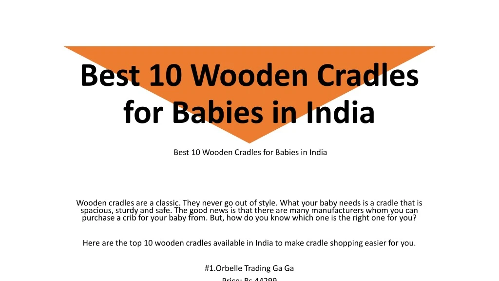 best 10 wooden cradles for babies in india wooden