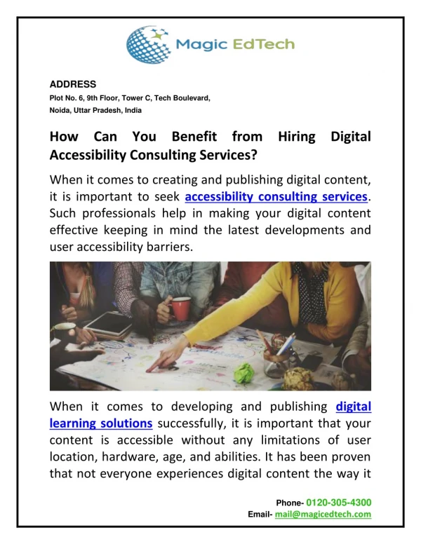 How Can You Benefit from Hiring Digital Accessibility Consulting Services?