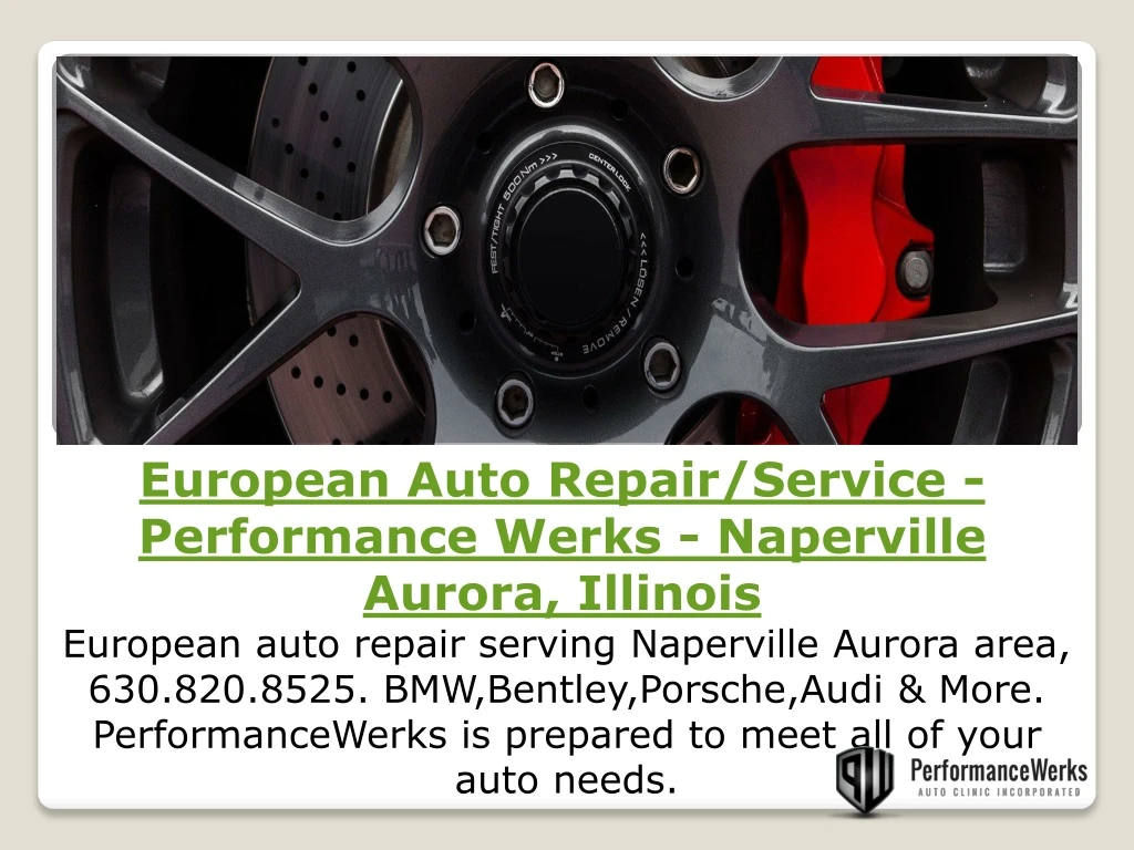 european auto repair service performance werks