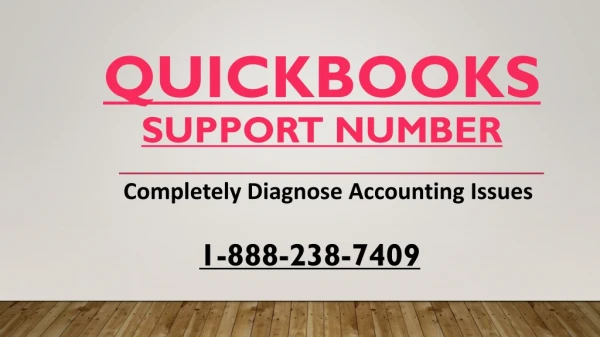QuickBooks Support Number 1-888-238-7409