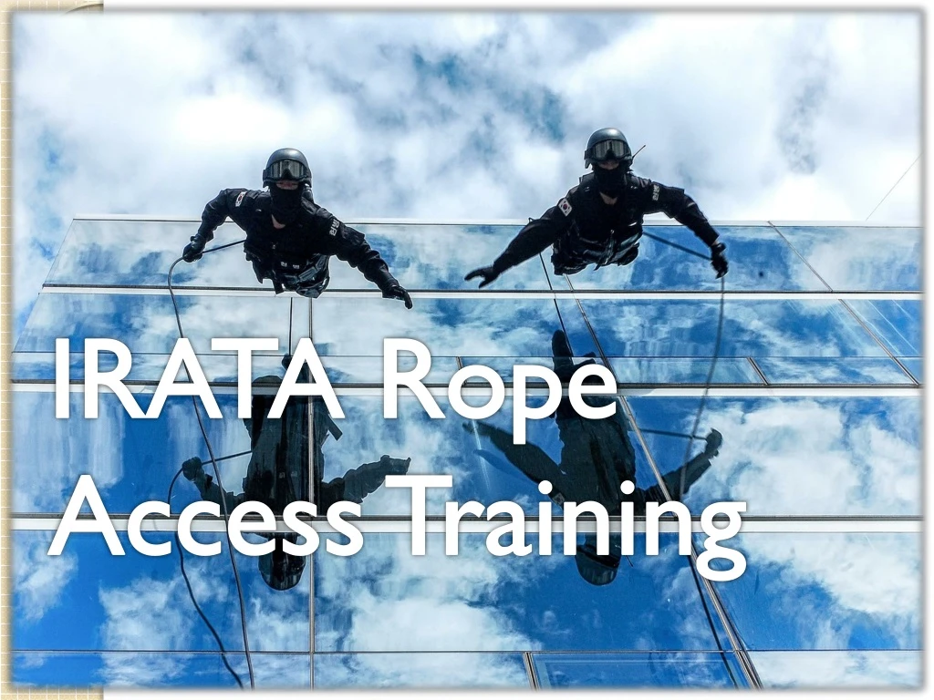 irata rope access training