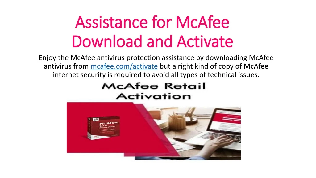 assistance for mcafee download and activate