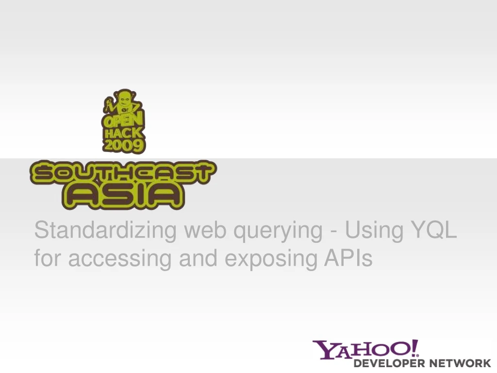 standardizing web querying using