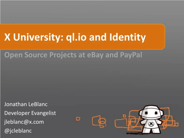 X University Georgia Tech: ql.io and Identity