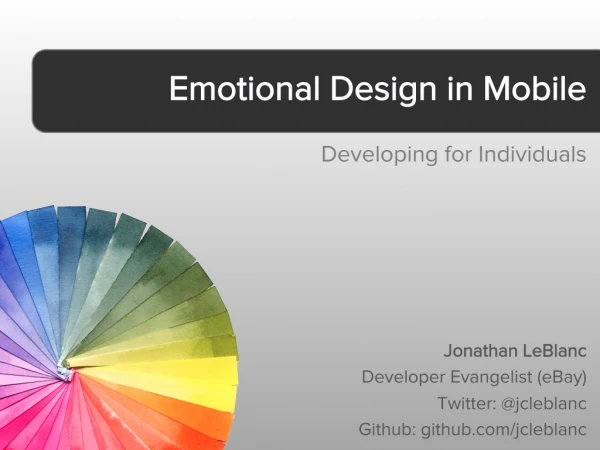 Emotional Design for Mobile