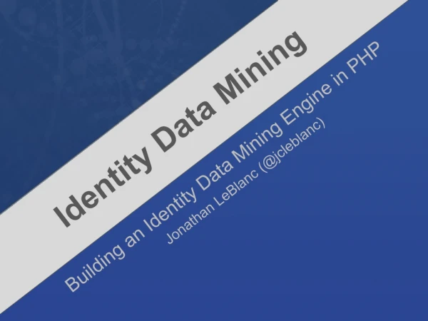 Building an Identity Extraction Engine