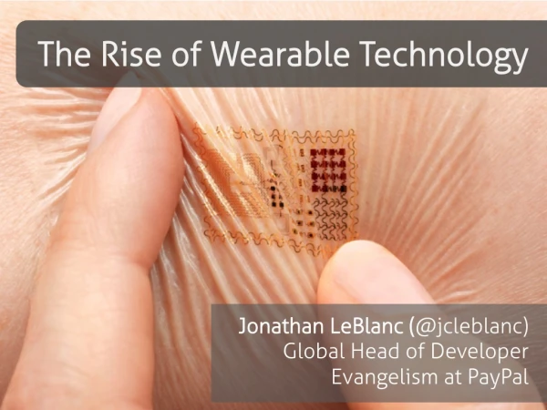 The Rise of Wearable Technology