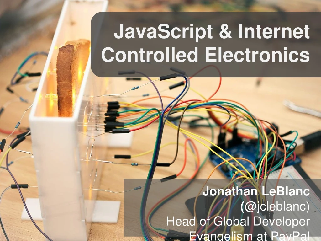 javascript internet controlled electronics