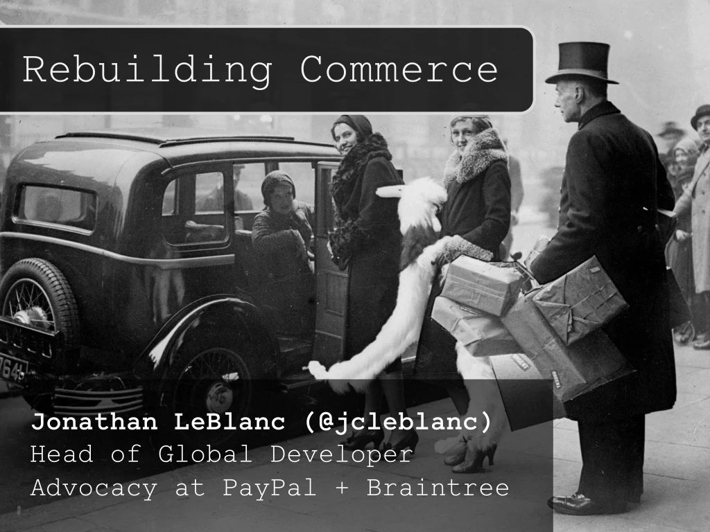 rebuilding commerce