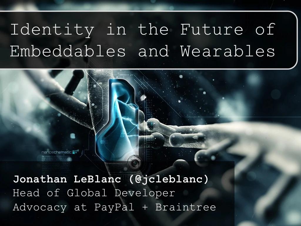 identity in the future of embeddables