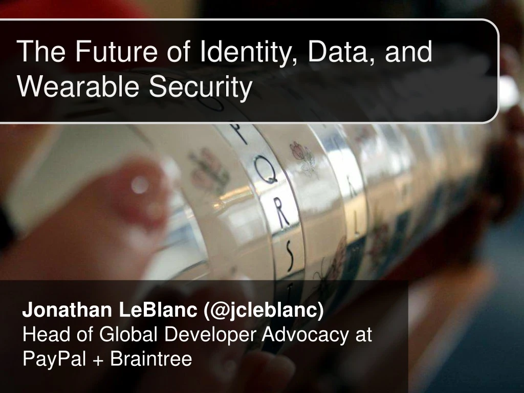the future of identity data and wearable security