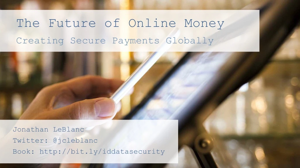 the future of online money creating secure