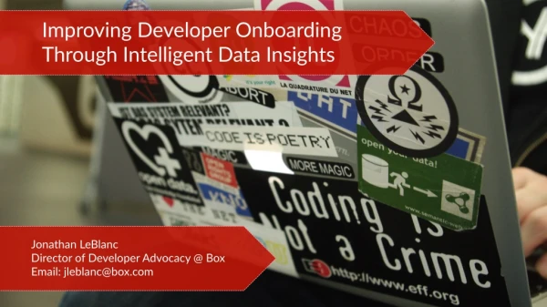 Improving Developer Onboarding Through Intelligent Data Insights
