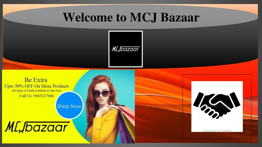 welcome to mcj bazaar
