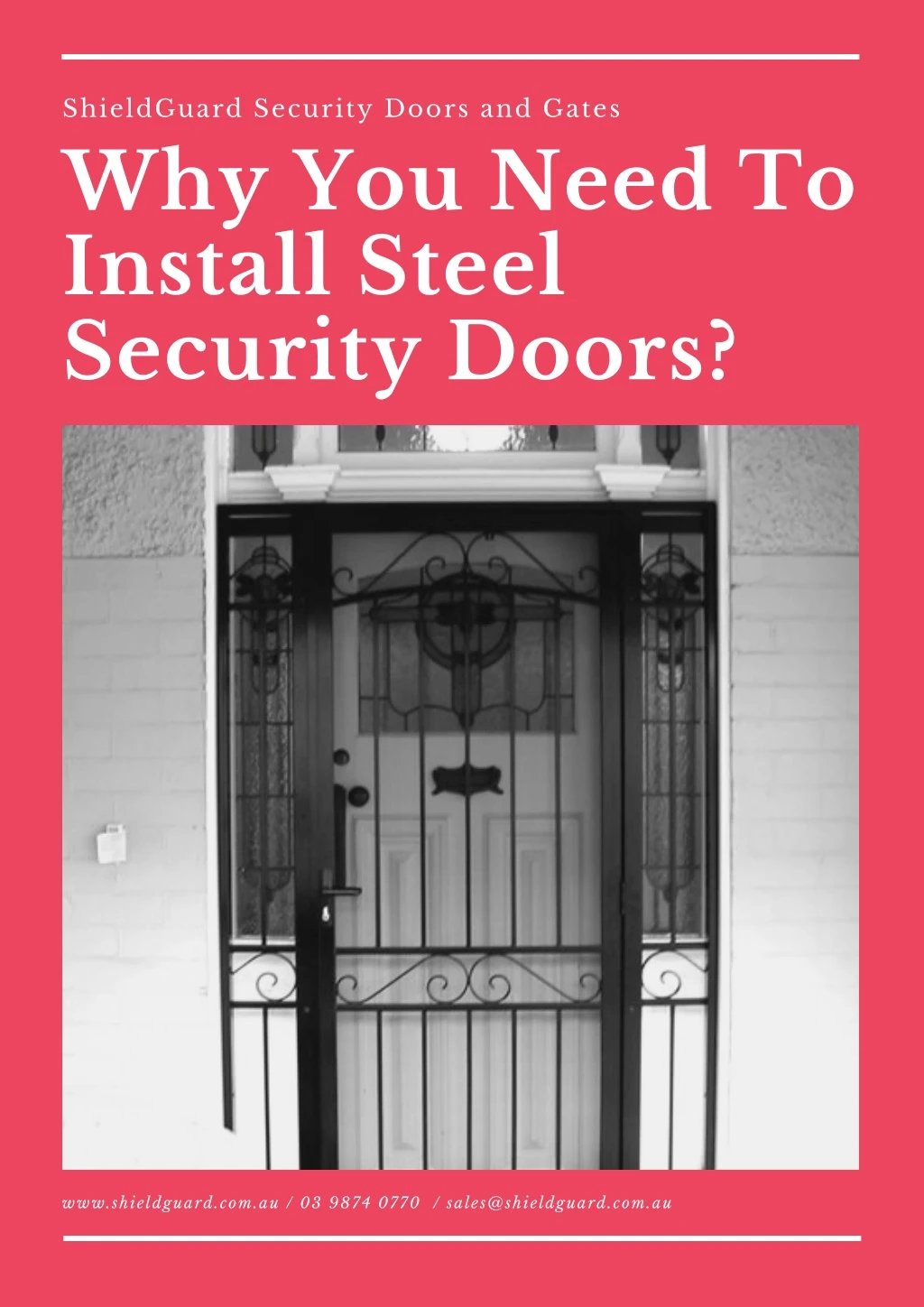 shieldguard security doors and gates