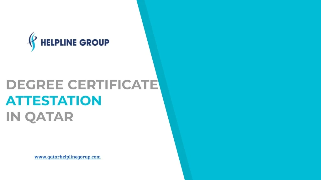 degree certificate attestation in qatar