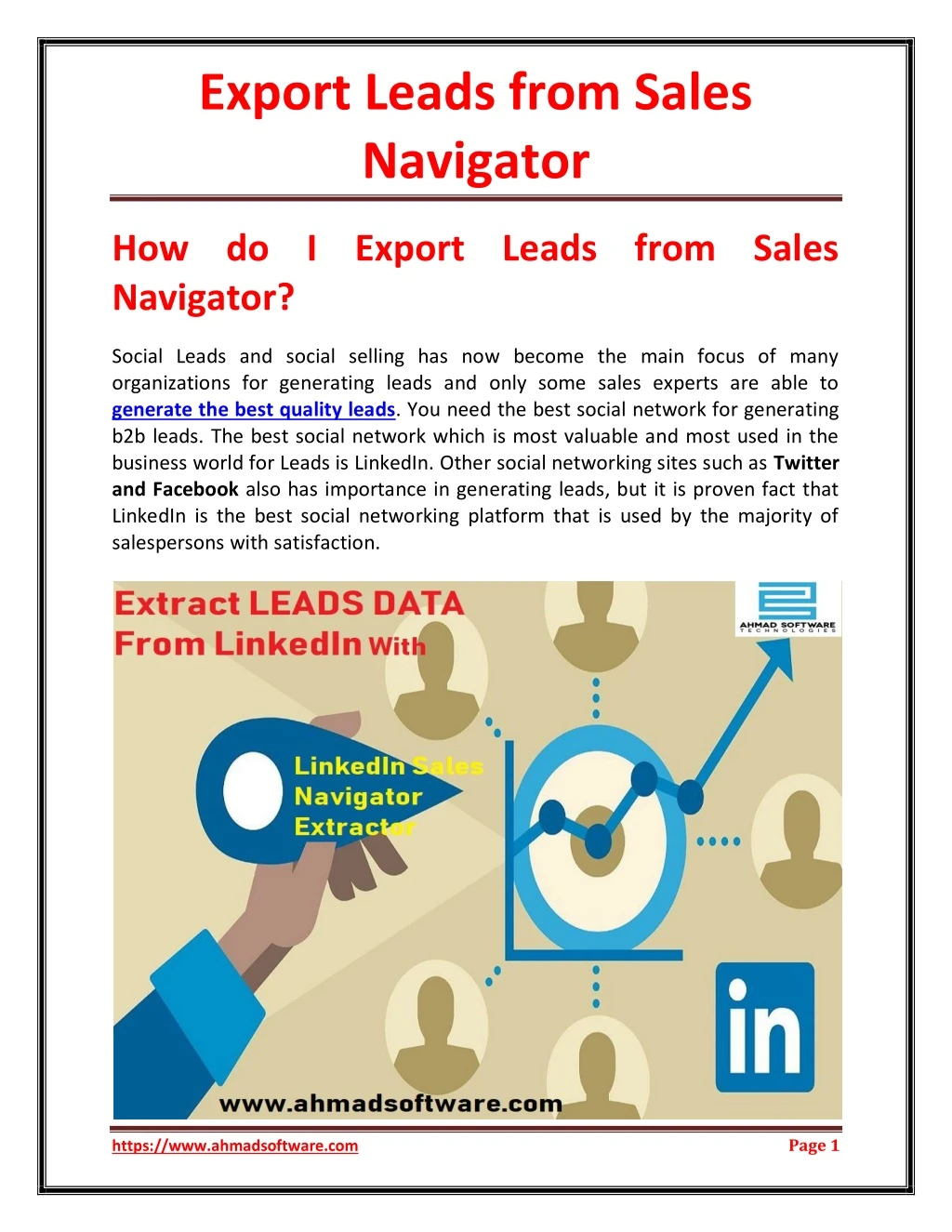 export leads from sales navigator