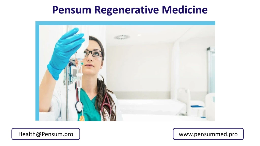 pensum regenerative medicine