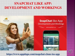 SnapChat Clone - slide 1
