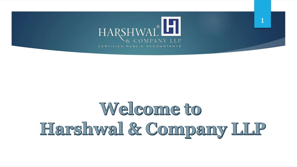 welcome to harshwal company llp