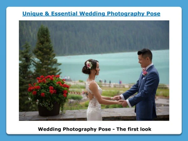 Unique Wedding Photography Pose