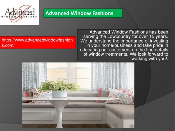 Sheers & Shadings/ Advanced Window Fashions