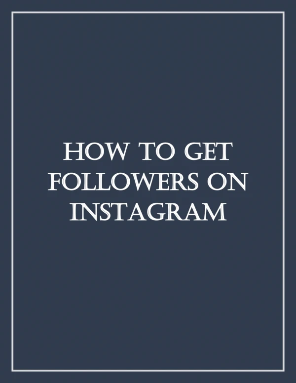 Instagram Followers App