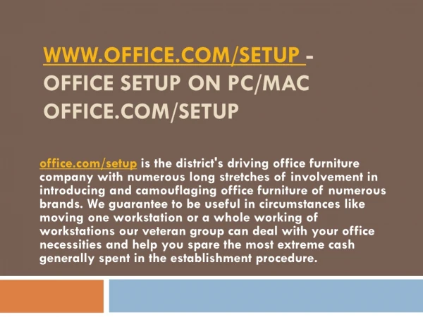 www office com setup office setup on pc mac office com setup