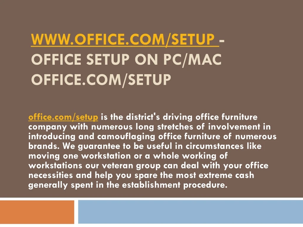 www office com setup office setup on pc mac office com setup