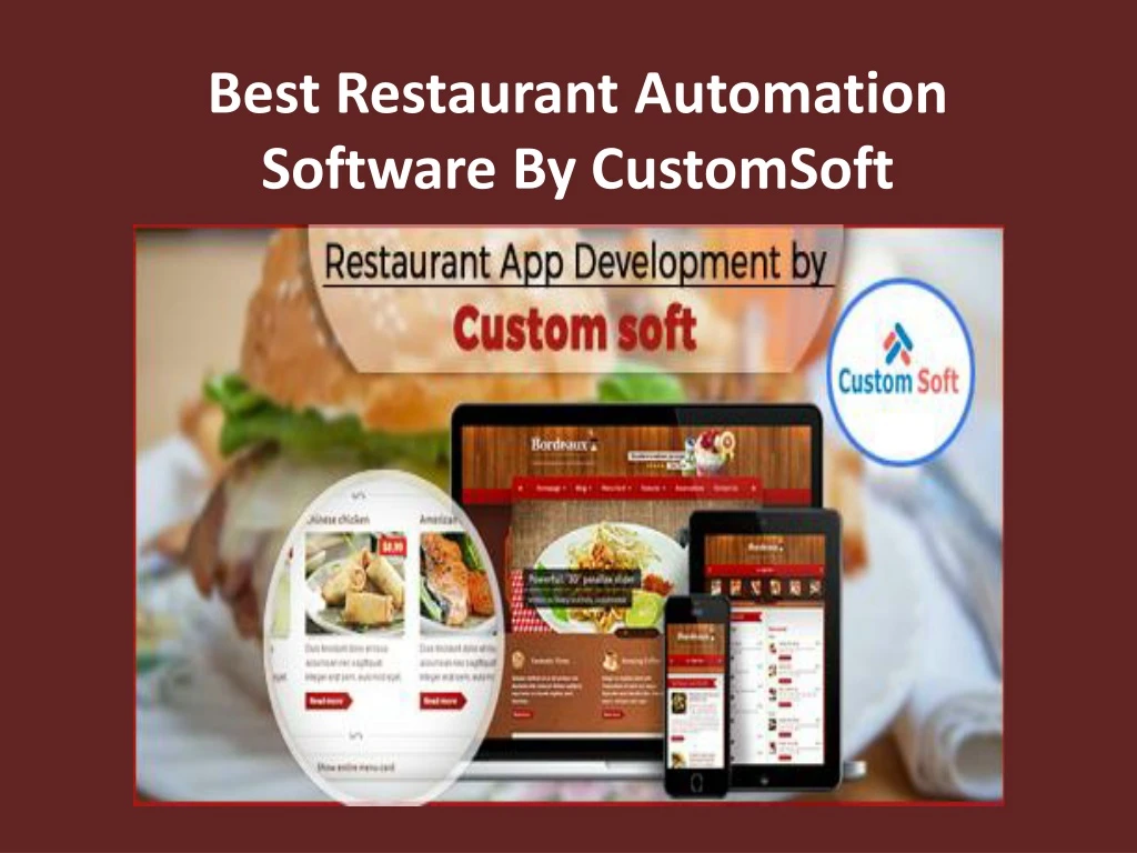 best restaurant automation software by customsoft