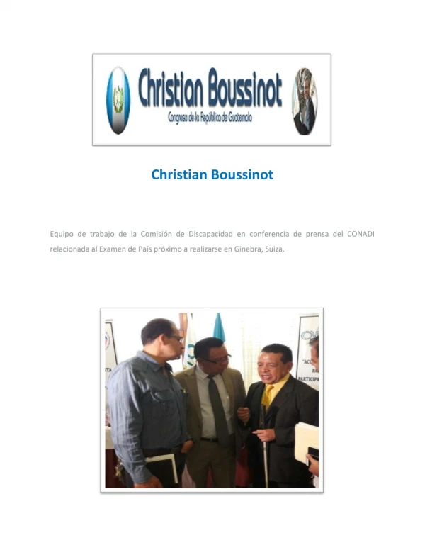 christian boussinot