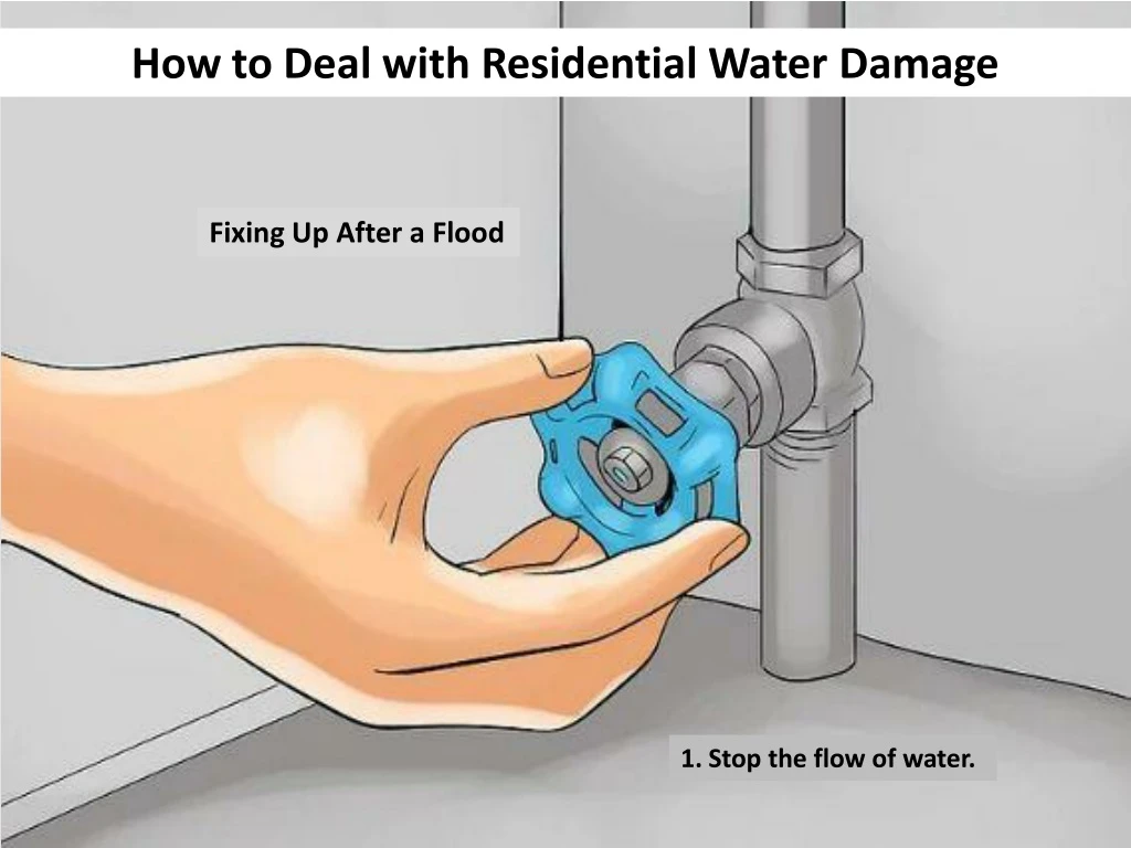 how to deal with residential water damage