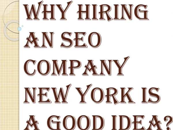 Boost Your Website's Online Presence with SEO Company New York